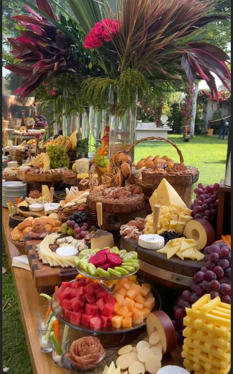 Plato del catering de AV Eventos