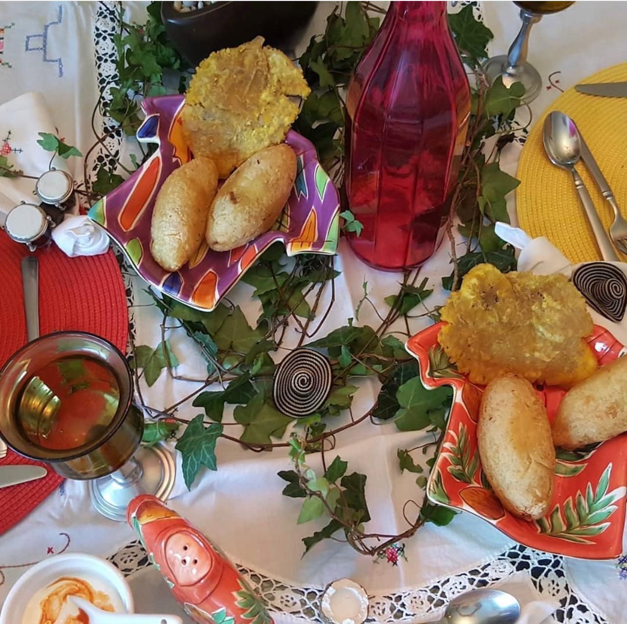 Plato del catering de AV Eventos